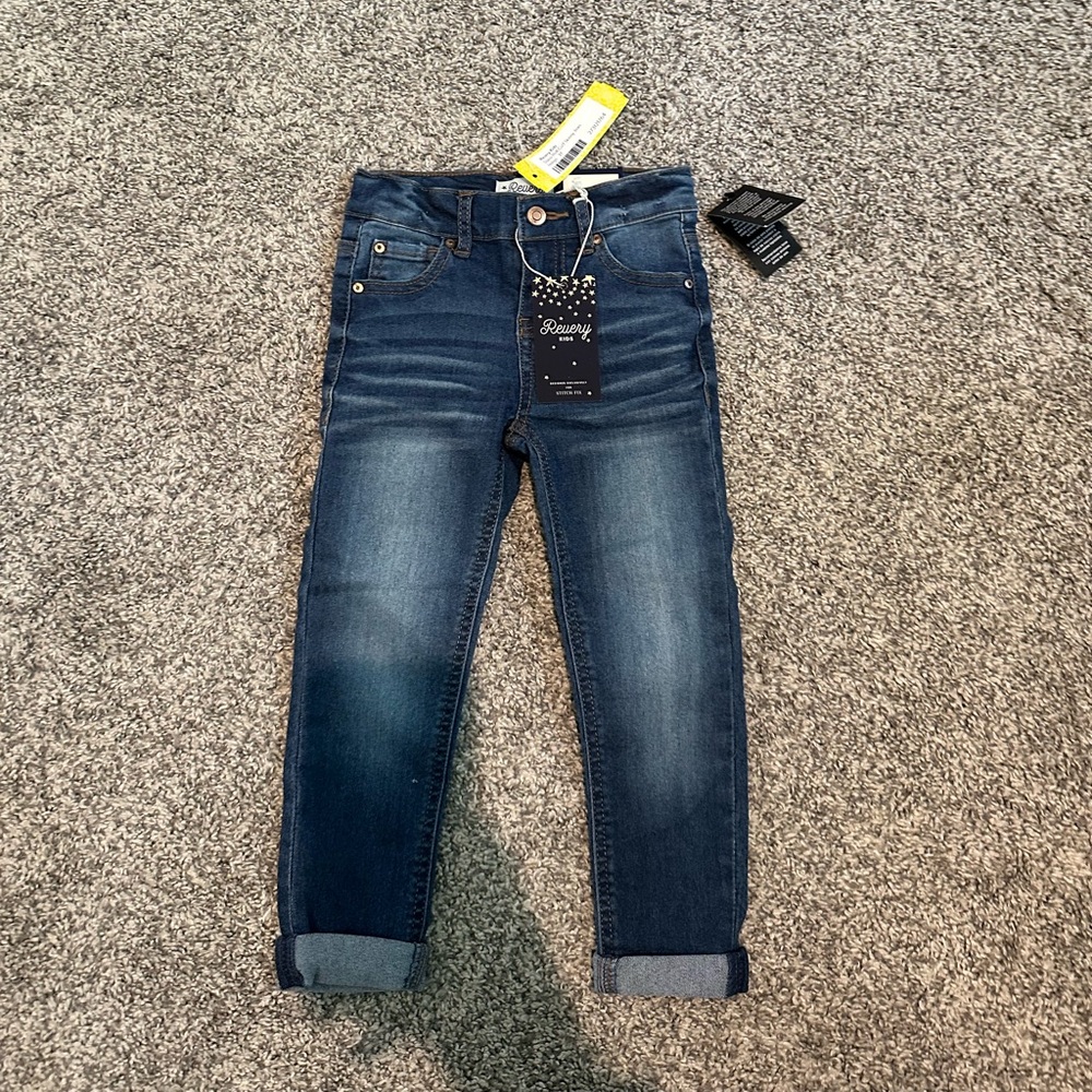 Revery Roll Cuff Skinny Denim Jeans 3T